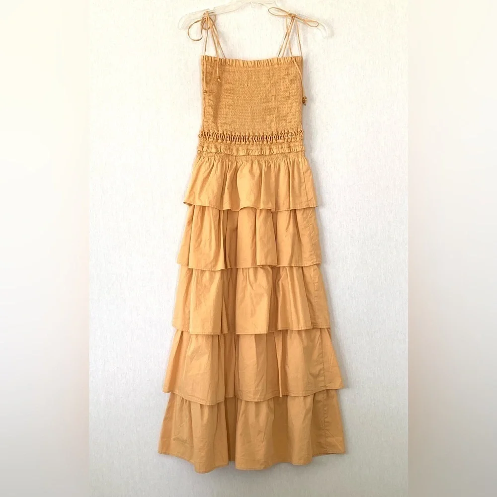 Free People Sunset Tiered Ruffle Dancing Dress - Picture 6 of 11